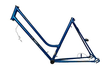 Klasse Fahrradrahmen Stahl RH 53cm 28" Blau Hebie-Trumpf Oldtimer W.Germany - Bild 1 von 4