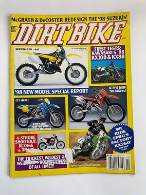 Dirt Bike Magazine September 1997 KTM 98 MXers / 98 New Model Special Report - Image 1 of 4