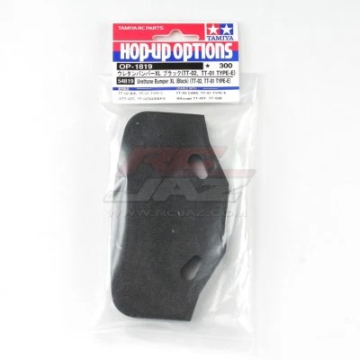 Tamiya 54819 RC Car TT01/TT01E/TT02 Urethane Bumper XL(Black)Hop Up Parts OP1819 - Image 1 of 2