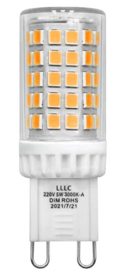 G9 LED 5W DIMMABLE Light Bulb WARM WHITE Replacement For G9 Halogen Capsule Bulb - Image 1 of 4