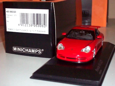 MINICHAMPS 1/43 PORSCHE 911 GT3 2003 Rosso Red Rot 400062020 Limited 3504 pcs - Immagine 1 di 4