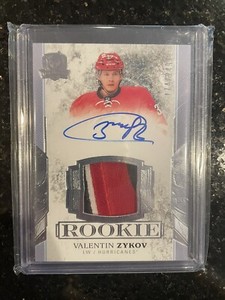 VALENTIN ZYKOV 2017-18 Upper Deck The Cup Rookie Patch Auto /249