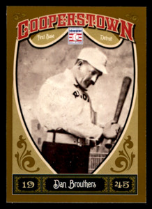 2013 Panini Cooperstown Dan Brouthers    #13 Detroit Wolverines