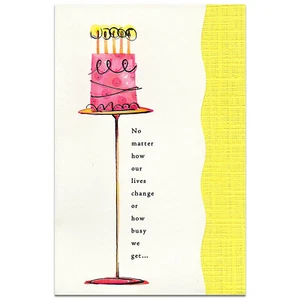 Funny HAPPY BIRTHDAY Card, by American Greetings Always Time For Cake + Envelope - Picture 1 of 5