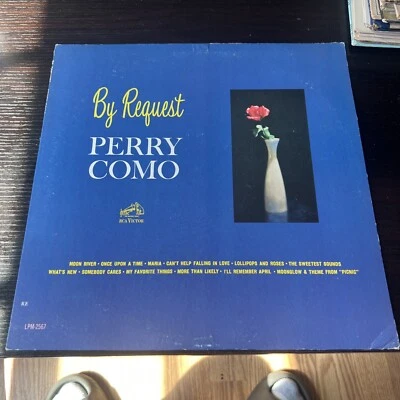 PERRY COMO - "BY REQUEST" LP VINYL - RCA VICTOR LSP-2567 - 1962 - STEREO - USED  - Image 1 of 4
