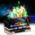 Fire Color Changing Packets Fire Pit (4 Pack) - Perfect for Any Campfire, Bonfir