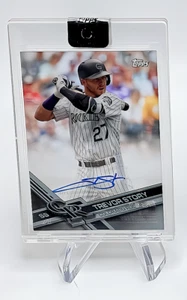 2017 Topps Clearly Authentic Autograph Trevor Story Auto - Picture 1 of 1
