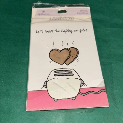 Paquete de 8 invitaciones nupciales Hallmark - Brindemos por la pareja feliz - Ducha Foto 1 de 4