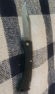 Navaja de bolsillo plegable Buck 110 EE. UU. Hunter LT 2020 negra TSA confiscada EDC Foto 1 de 4