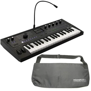 KORG microKORG2 MK-2 MBK Metallic Black SYNTHESIZER VOCODER 37-Keys with Case - Picture 1 of 4