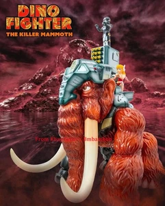 Kaiju One Dino Fighter The Killer Mammoth Sofubi Figure Statue Collect Model Toy - Picture 1 of 4