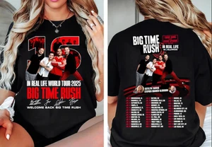 Big Time Rushhh Tour Two-Sided Shirt, Fans Gift,2025 Concert Tee - Picture 1 of 5