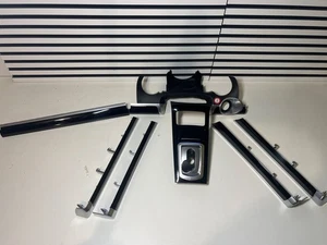 Porsche Cayenne (92A) 2017 todo interior juego de molduras decorativas piano negro para RHD - Imagen 1 de 12