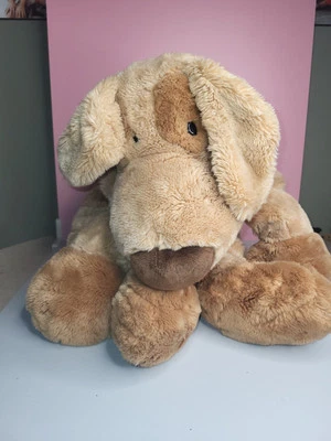 Commonwealth FETCH Puppy Dog Plush Jumbo 36” Floppy Stuffed Red Collar 2004 - Image 1 of 4