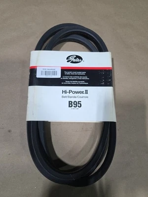 Gates B95 Hi-Power II Belt, B Section, B95 Size, 21/32" W, 13/32" H, 98.0" OC Foto 1 de 2
