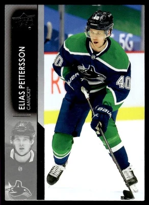 2021-22 Upper Deck Elias Pettersson Vancouver Canucks #179 11696 - Image 1 of 2