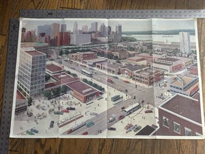 PÓSTER VINTAGE DE GRANJA Y CIUDAD INFANTIL (38" X 25"), EMPRESAS DE CAMPO, 1972 EE. UU. - Imagen 1 de 11