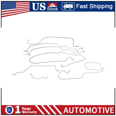 Kit de línea de freno de acero inoxidable para 99-02 cabina extendida Silverado Sierra 2500HD Dorman Foto 1 de 4