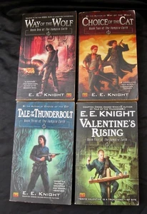 THE  VAMPIRE EARTH Series by E.E. Knight  - First 4 Novels - ROC Ppbk - Imagen 1 de 3