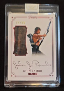 Rambo Keepsake Collection RAMBO II #26/99 Laser Signapatch RELIC Karte #28 mit Etui - Bild 1 von 3