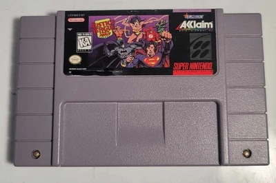 Justice League Task Force (Super Nintendo Entertainment System, 1995) Untested - Image 1 of 4