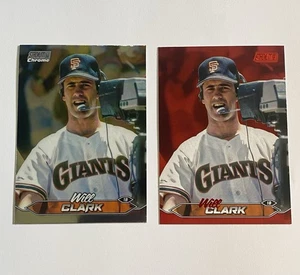 2024 Topps Stadium Club #262 Will Clark Red Foil & Chrome Insert Cards HOF - Picture 1 of 1