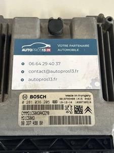 MD1CS003 MOTORSTEUERGERÄT MIT DECODER PEUGEOT 208 1.5BHDI 0281036205 9833749880 - Bild 1 von 5