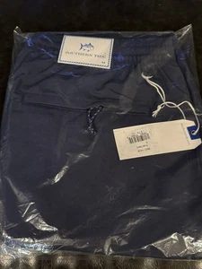 NWT Men’s Southern Tide Medium Shoreline True Navy 6” Nylon Shorts - Picture 1 of 6
