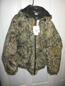 WFS Element Gear Camo Burly Hooded Lined Hunting Jacket Men’s 2XL NWT - Picture 1 of 8