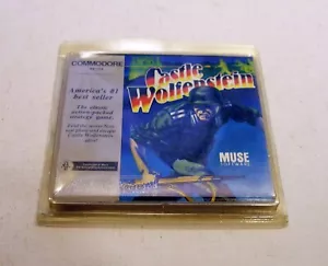 Clam Shell Castle Wolfenstein by Muse for Commodore 64/128 - NEW - Picture 1 of 2