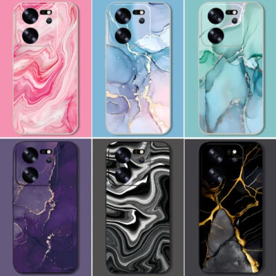 MARKENLOS For Xiaomi 14T Redmi Note 14 13 12 11 Pro Marble Shockproof Silicone Phone Case Cover