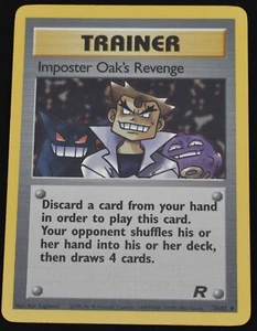 Imposter Oak's Revenge 76/82 Team Rocket 2000 WOTC English Pokemon TCG Vintage - Picture 1 of 2