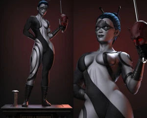 Mar-vel Lady Bullseye 3D Printing Unpainted Figure Model GK Blank Kit New Stock - Picture 1 of 7