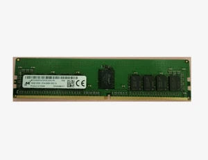 12 pcs Micron 16GB DDR4 PC4-2666V ECC RDIMM RAM Server Memory 288-pin DIMM - Picture 1 of 3