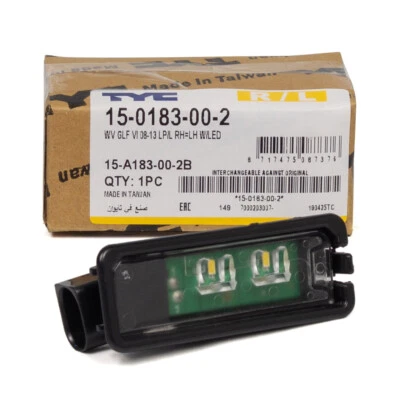 TYC LED Kennzeichenleuchte für VW GOLF 6 7 PASSAT SEAT LEON IBIZA V 1K8943021D - Bild 1 von 4