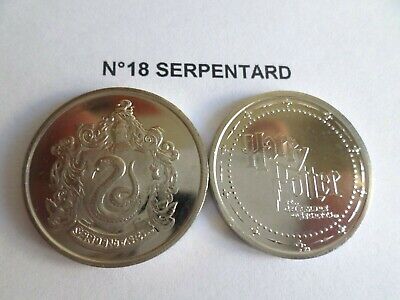 Pièce N°18 SERPENTARD Neuve / Coin Jeton Pour Album Harry Potter GRINGOTTS • 4.50€