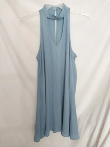 LuLus Women’s Light Blue Periwinkle Dress Medium Sleeveless Short Mini NWT - Picture 1 of 7