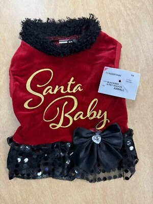 Vestido Pet Spirit Santa bebé perro X-pequeño Foto 1 de 3