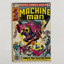 MACHINE MAN 19 1ST APPEARANCE JACK O'LANTERN FAT THOR (1981, MARVEL COMICS)