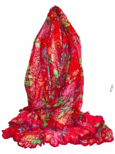 Vintage Scarf Wrap 20% Mohair, 80% Acrylic 17” Wide x 68" Long, Beautiful! - Picture 1 of 9