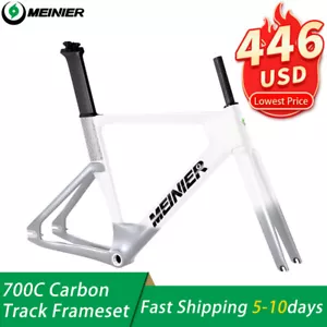 Full Carbon Track Custom Fixie NEW Track Bike Framesets 700C Fixed Gear Frames - Picture 1 of 29