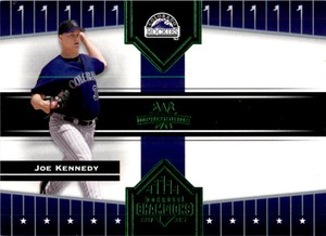2005 Donruss Champions Impressions Green #151 Joe Kennedy Rockies /25