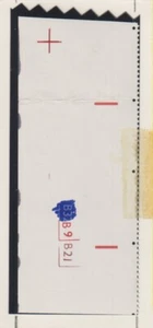 PRINTERS WASTE CYLINDER NUMBERS - 10p CHAMBON BOOKLET SHEET MOCK UP - DOUG MYALL - Picture 1 of 4