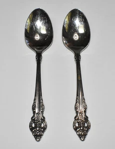 Oneida Community Cherbourg Stainless Flatware 2-Teaspoons Spoons - Picture 1 of 2