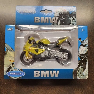 Welly BMW S1000RR Die Cast Metal Motorcycle 12810 New Sealed - Image 1 of 4