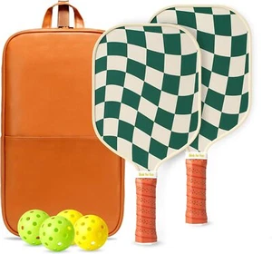 Set of 2/4- USAPA Approved Graphite/Fiberglass Pickleball Racket, 2 Pickleball - Picture 1 of 7