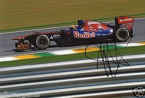 Formula One F1 Driver Jaime Alguersuari Red Bull Hand Signed Photo 12x8" A - Picture 1 of 1