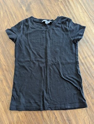EUC Size 6 Vince Black Girl Tshirt Tee Tshirt Top Short Sleeve - Image 1 of 3
