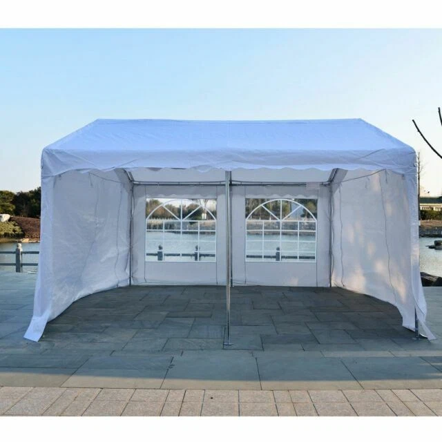 Outsunny 4 x 4m Waterproof Garden Canopy - White