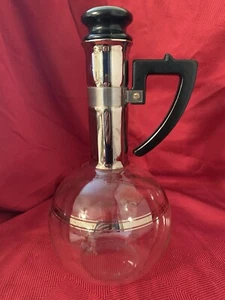 De colección. Jarra de café Inland Tea tetera soplada a mano vidrio a prueba de calor con tapón de corcho - Imagen 1 de 22